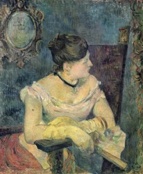 Ritratto di Mme Gauguin in abito da sera